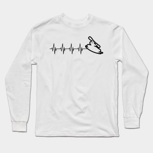 Kayak Heartbeat Long Sleeve T-Shirt